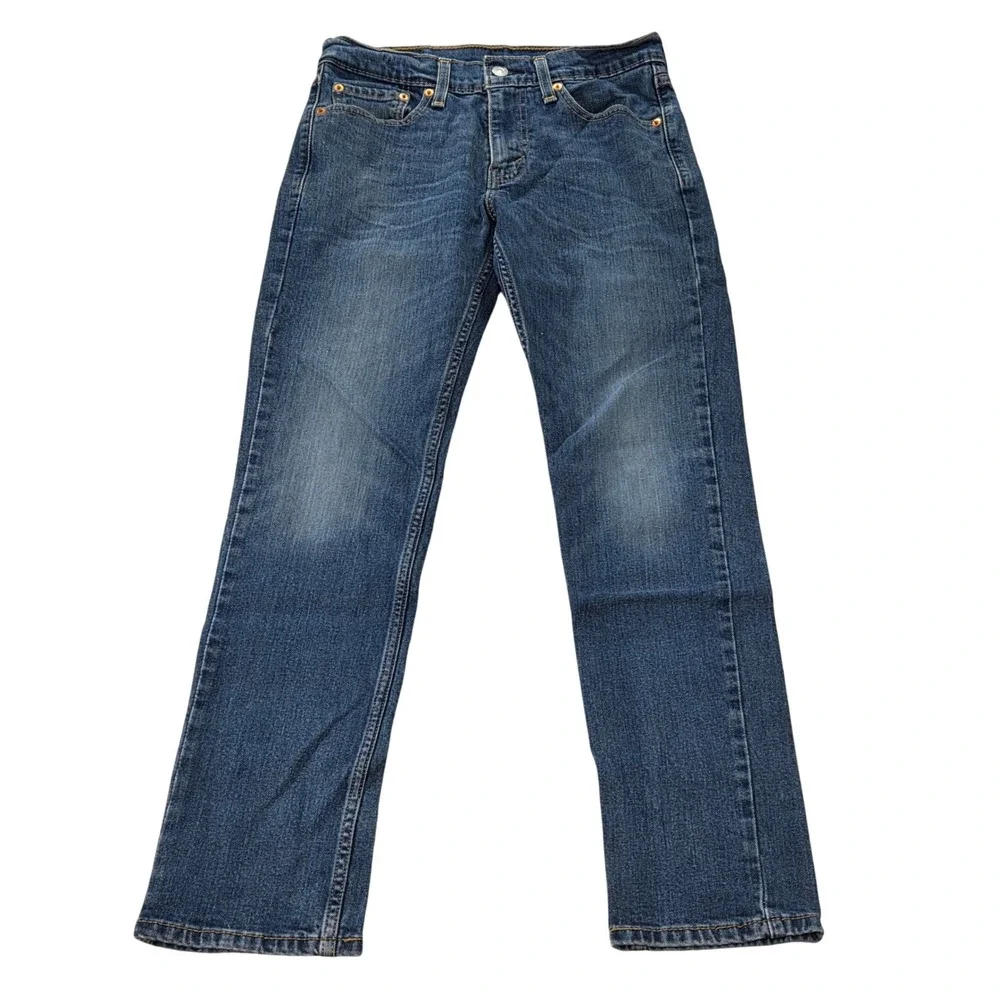 Levis 511 Slim Fit Jeans Mens W29 L30 Blue Denim Casual Pants